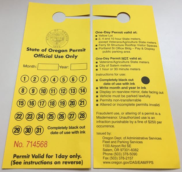 Personal Use Only (PacTrac Delivery) - 20 Full Day Permits
