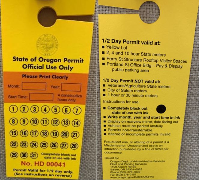 Personal Use Only (PacTrac Delivery) - 20 Half Day Permits