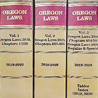 2019-2020 Oregon Laws