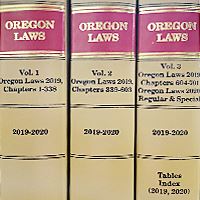 2017-2018 Oregon Laws