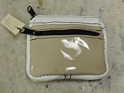 28-Coin Purse 3" x 4" 10/6/22 - Biege Pattern Leather Coin Purse