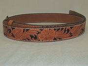 45-Customized Tooled Belt 10/17/22 - Custom Order Belt Style 4 10/17/22