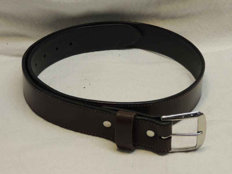 76-Brown leather belt