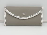76-Clutch-Gray and White  - 76-Clutch-Gray and White 
