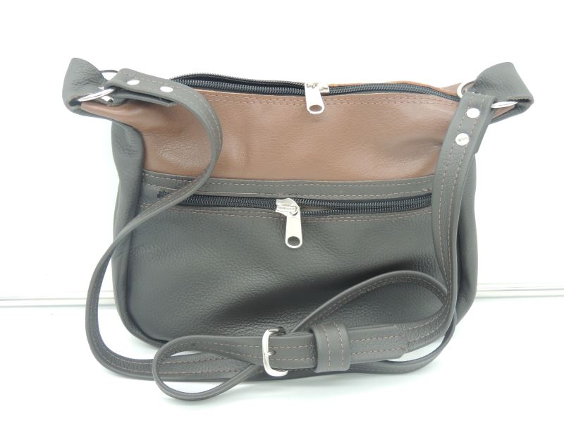 76-Purse-Two Tone Brown 