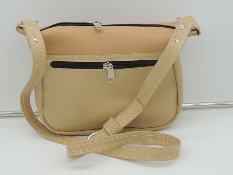 76-Purse-Two Tone Tan