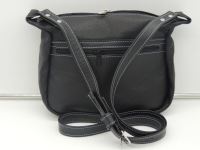 76-Purse-Black with Blue stitching  - 76-Purse-Black with Blue stitching