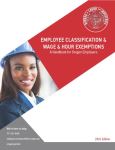 2024 Employee Classification & Wage and Hour Exemptions (PDF Publication):