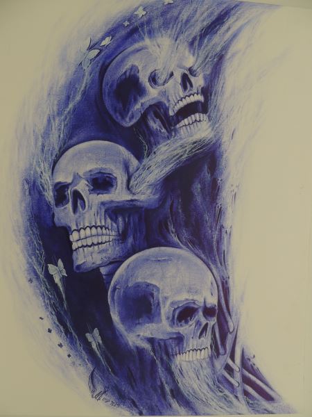 82-Don't speak, hear, or see evil Skulls