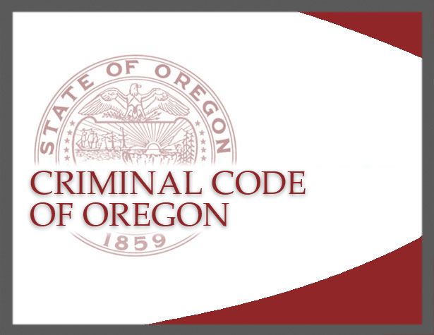 2026 Criminal Code of Oregon
