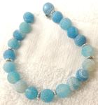 86-Blue & Silver Bracelet - 86-Blue & Silver Bracelet