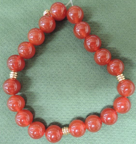 86-Red & Gold Bracelet