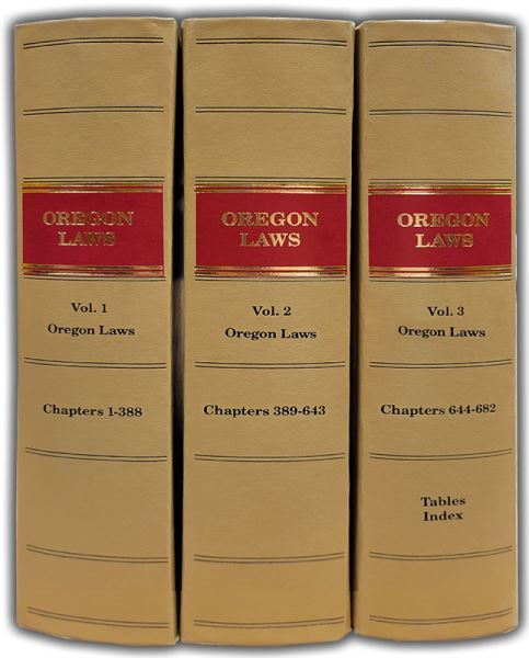 2025-2026 Oregon Laws